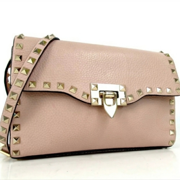 AUTHENTIC VALENTINE GALVANI ROCK STUD SHOULDER BAG - Picture 9 of 9